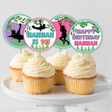 Add an adventurous twist to your birthday party with these editable Ziplining cupcake toppers! Featuring girls ziplining through the forest, these toppers are perfect for a zipline or outdoor adventure-themed celebration. With all text fully editable and 6 unique designs to choose from, these will be a fantastic addition to your birthday decorations.