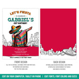 Editable Mexican Fiesta 21st Birthday Invite for Him. Dabbing Fiesta Party Digital Invite