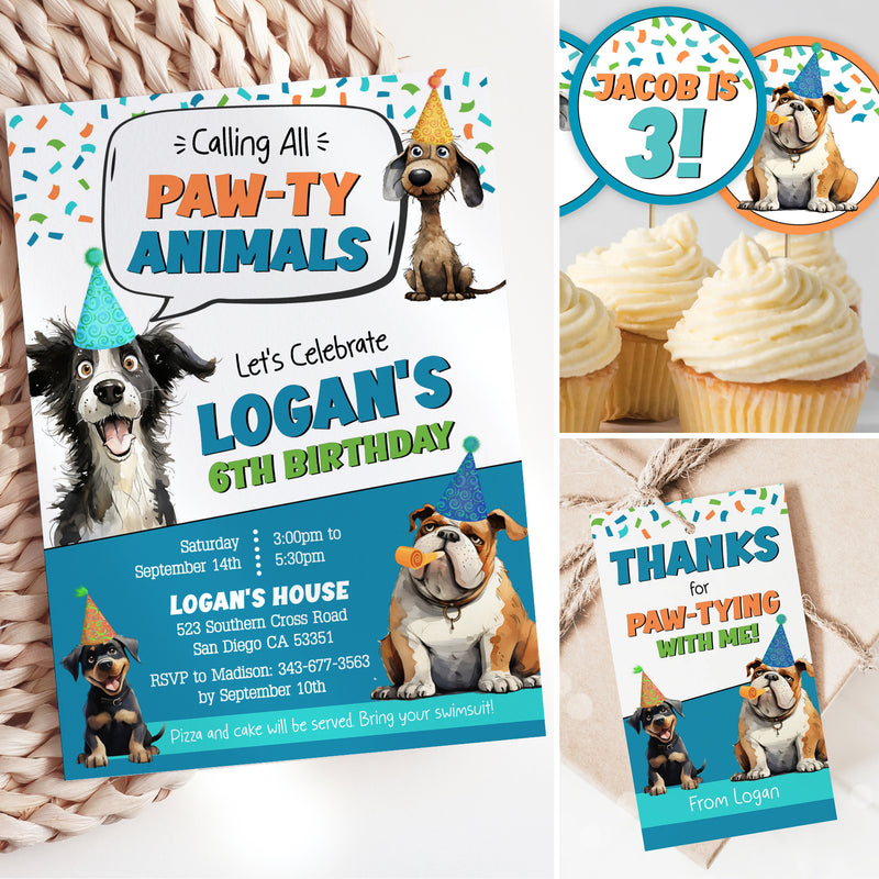 Puppy Dog Party Theme Ideas for Boys